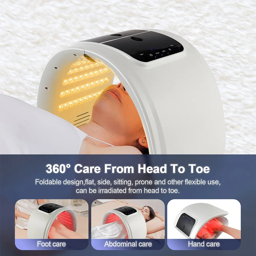 LumiGlow™ 7-Color LED Photon Therapy Device – Professional Skin Rejuvenation & Nano Spray Hydration