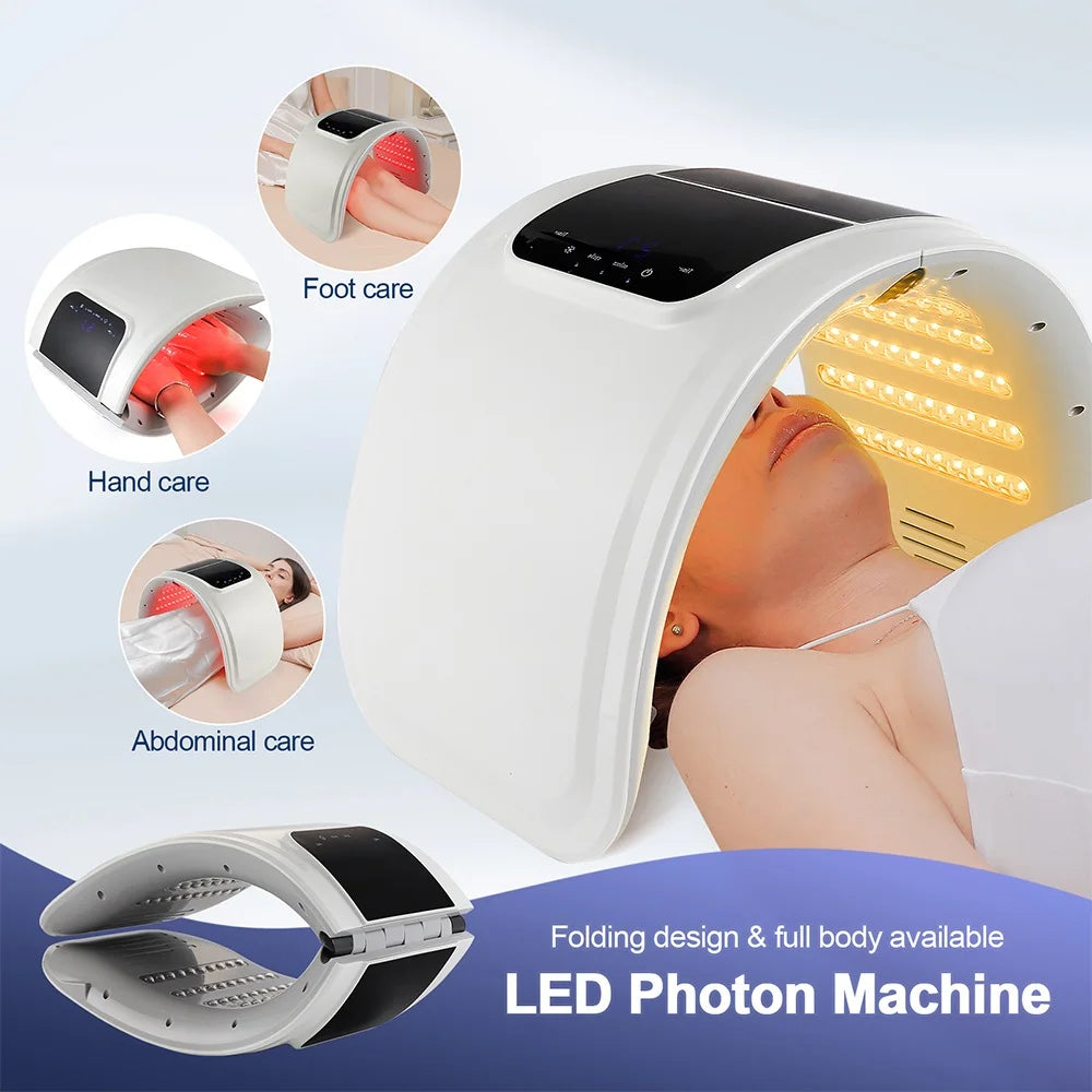 LumiGlow™ 7-Color LED Photon Therapy Device – Professional Skin Rejuvenation & Nano Spray Hydration